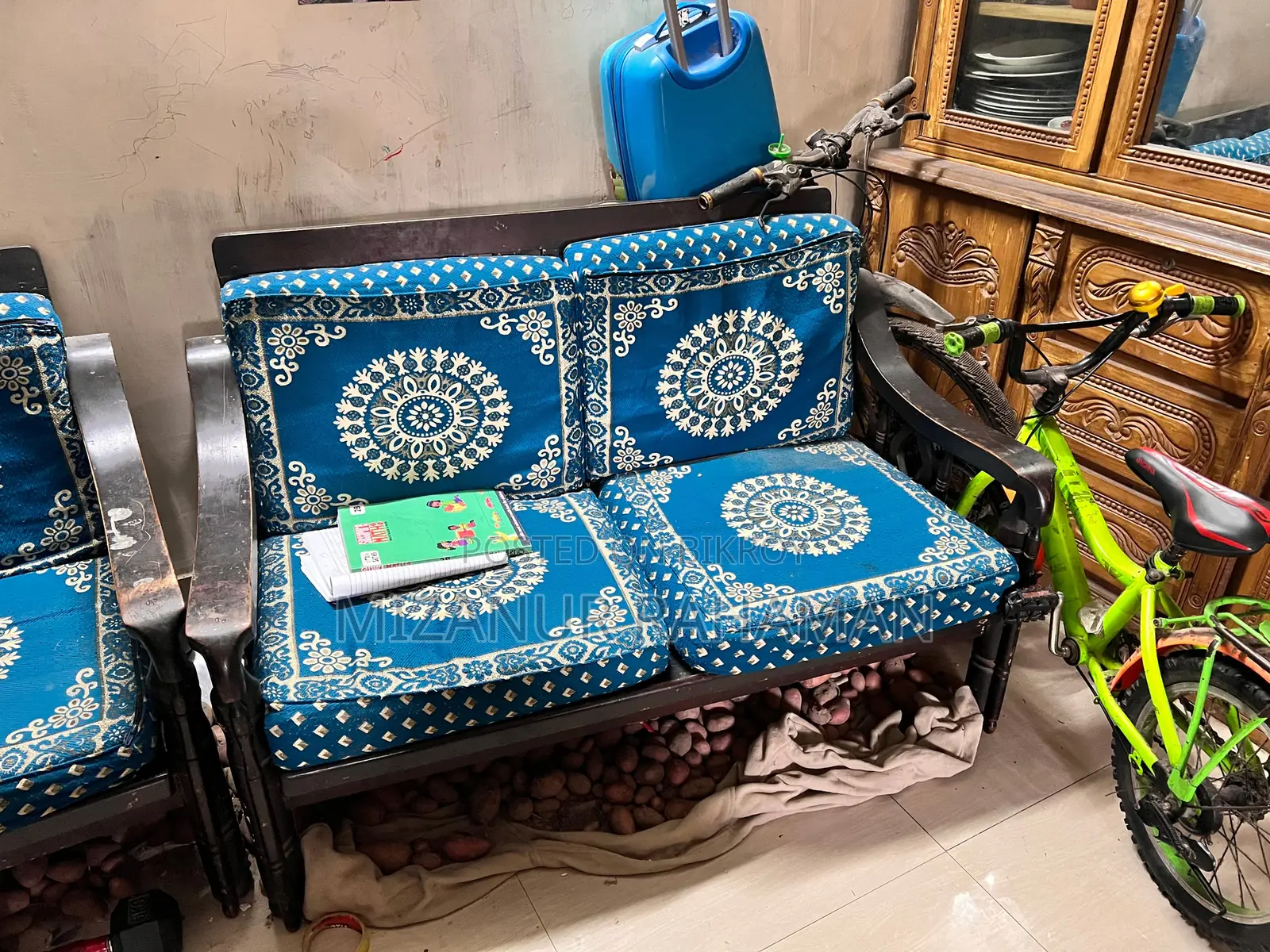 সেগুন কাঠের সোফা,
