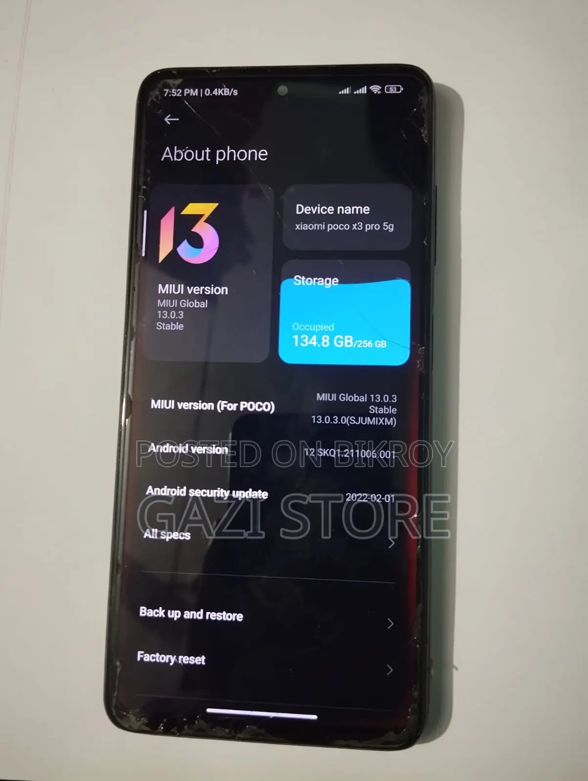 Xiaomi Poco X3 Pro 8/256 (Used)