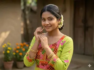 হাতের তৈরী ডিজাইনের ওয়ান পিস।