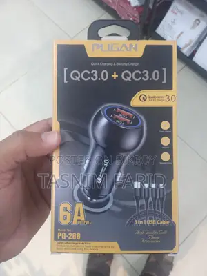 Pugan Qualcomm 36w Usb Quick Car Charger