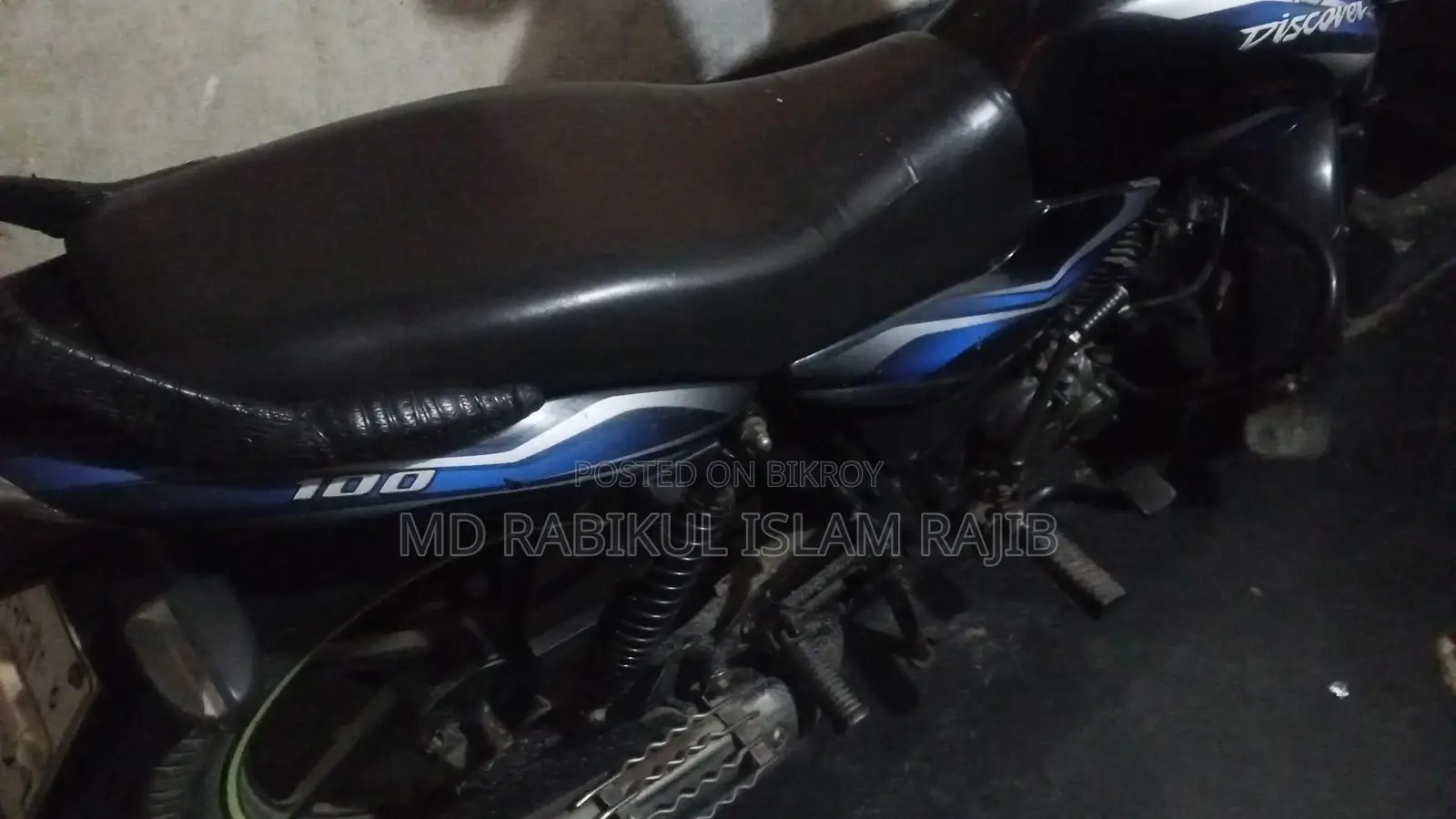 Bajaj Discover 100 . 2016