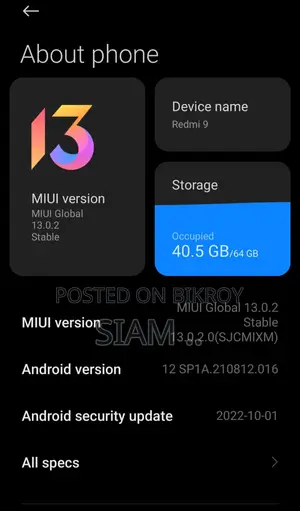 Xiaomi Redmi 9 4/64 (Used)
