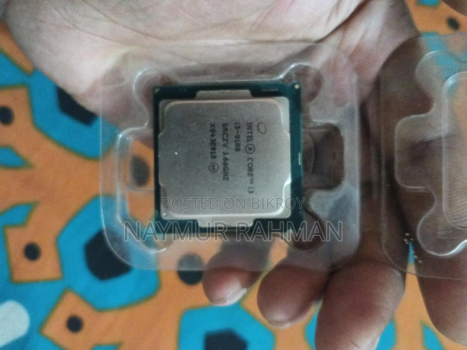 Core i3 8th gen processor 3.60 HGz