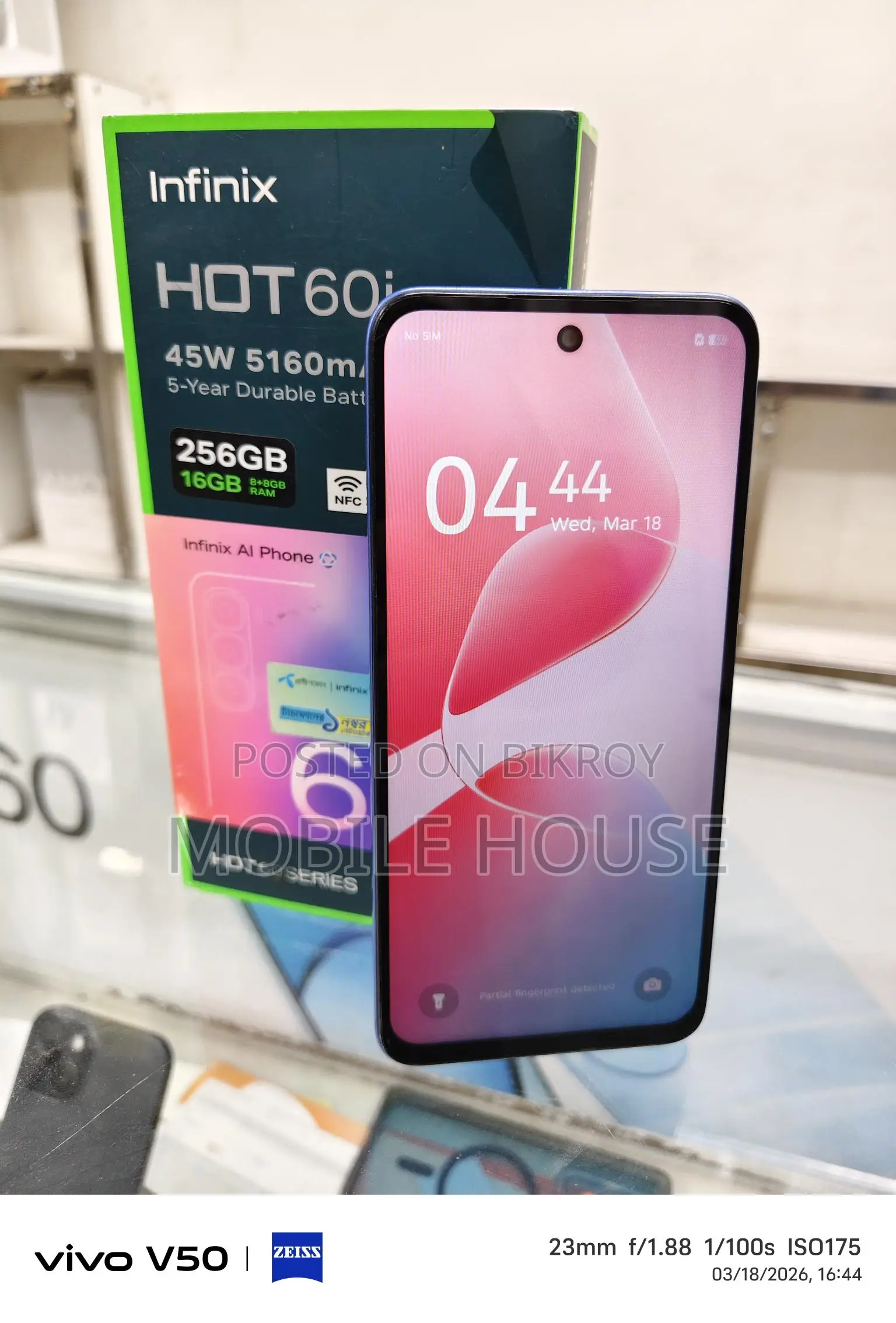 Infinix Hot 60i 8/256 (Used)