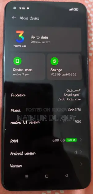Realme 7 Pro . (Used)