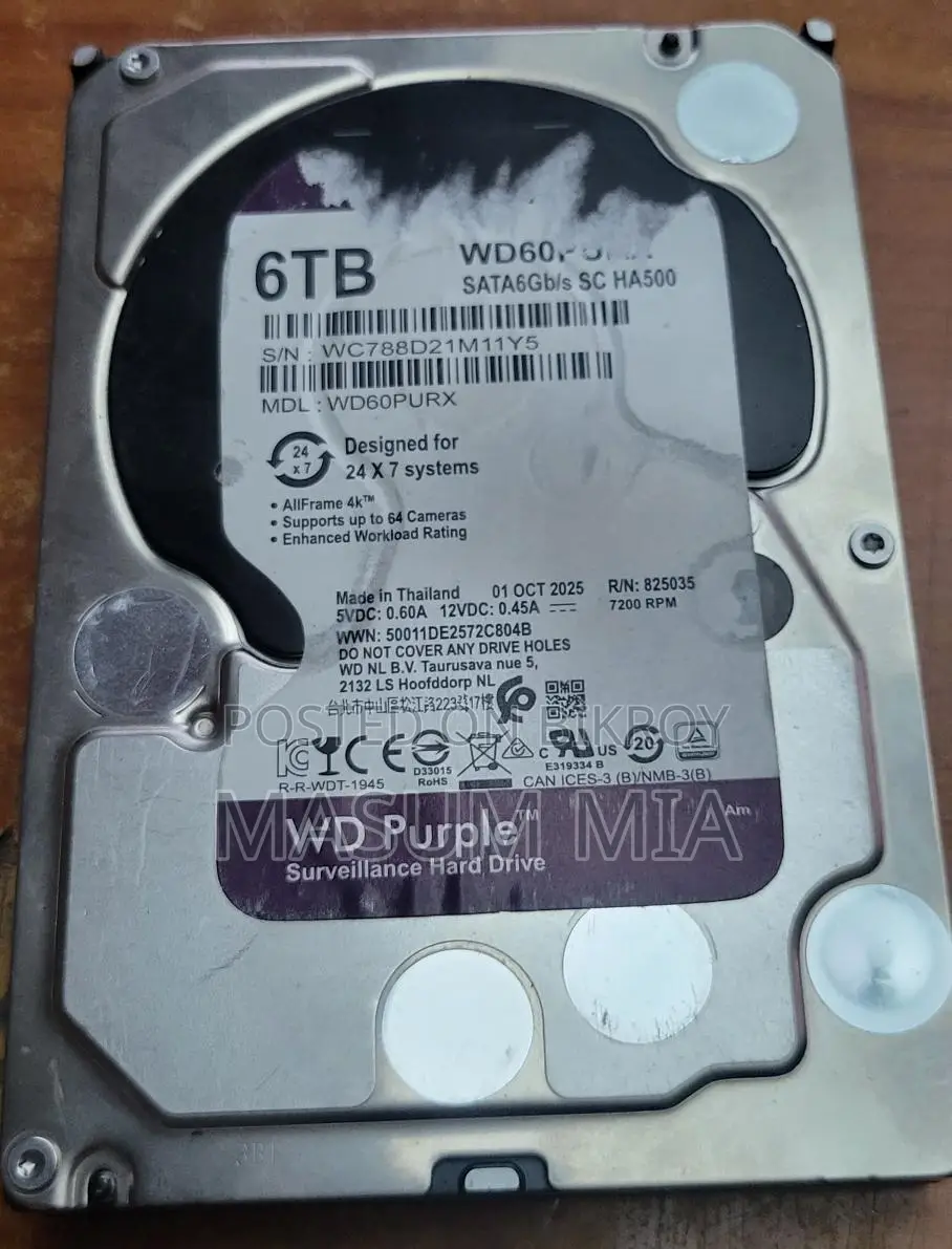 6 TB Hard Disk