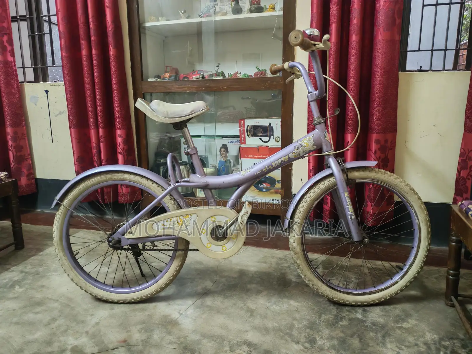 Girls Unicorn Bicycle Purple Color