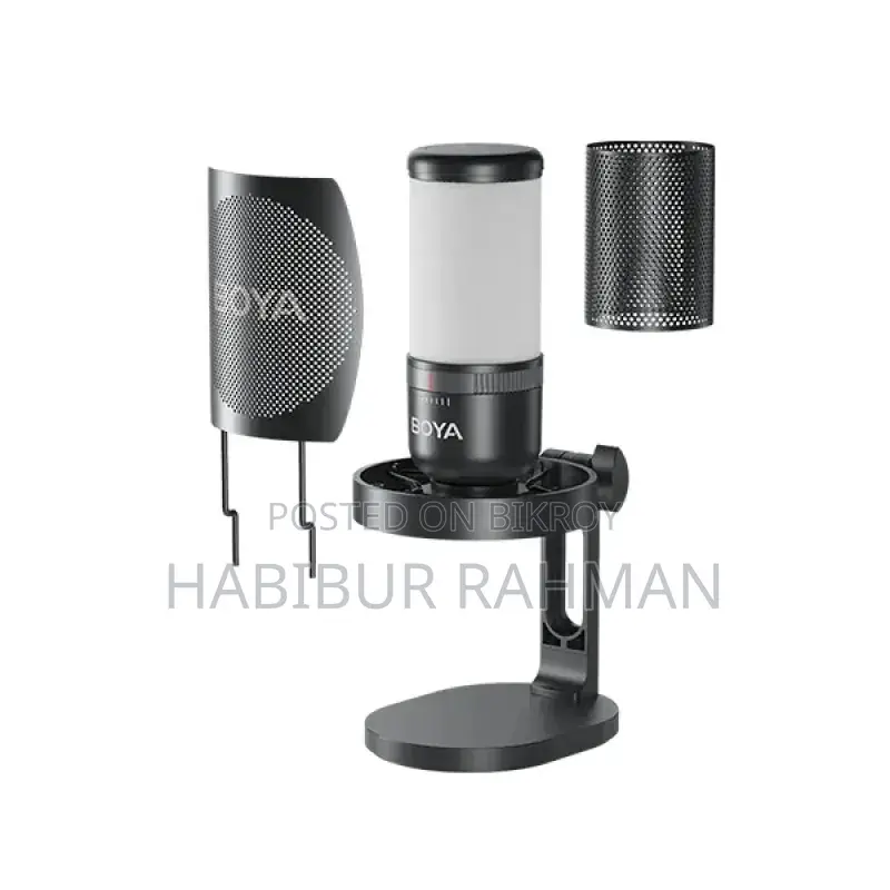 Boya K3 Vibrant Lighting Condenser USB Microphone with Rgb