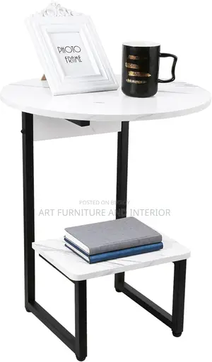 মাইল্ড স্টিল সোফা সাইড টেবিল - ০৫ / Mild Steel Sofa Side Table 05