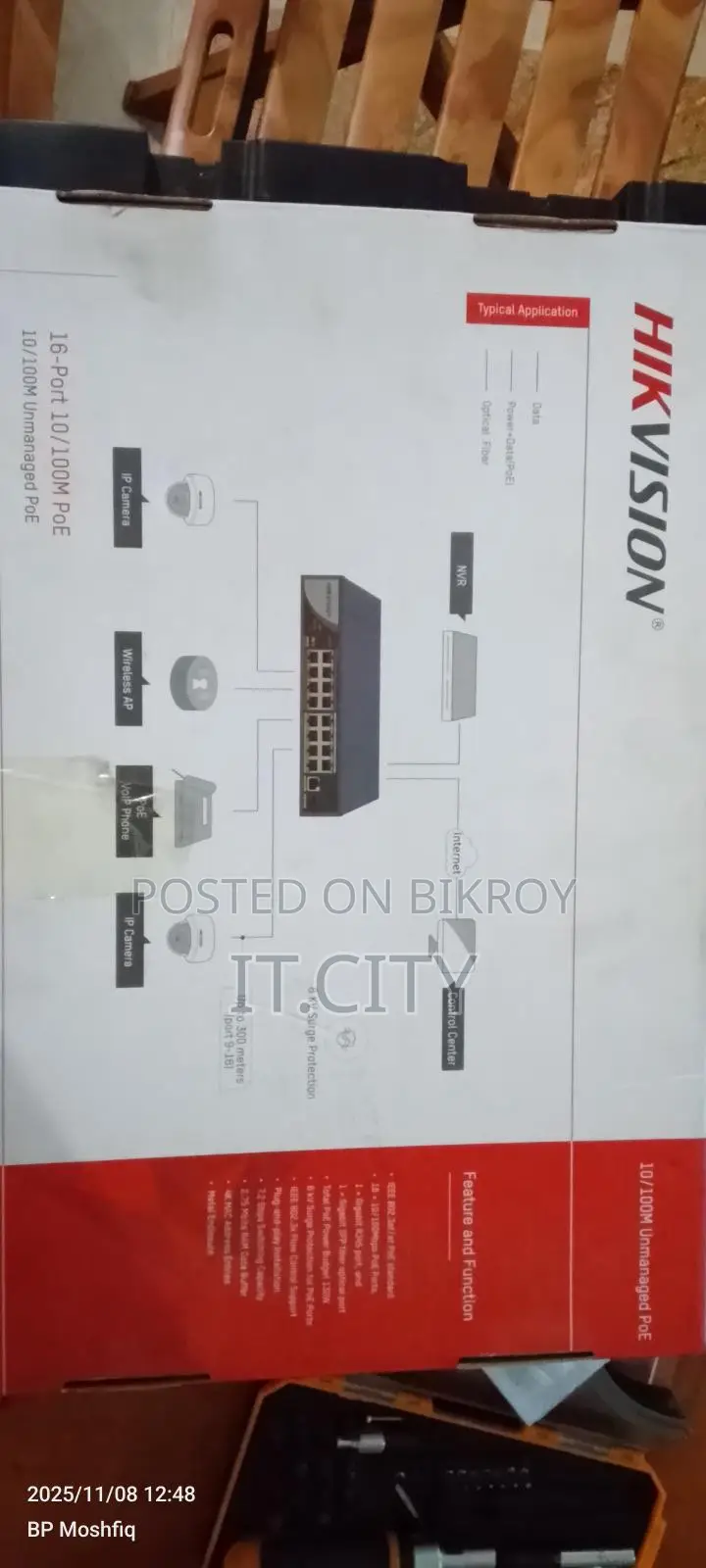 16 port gigabyte poe switch sell hobe