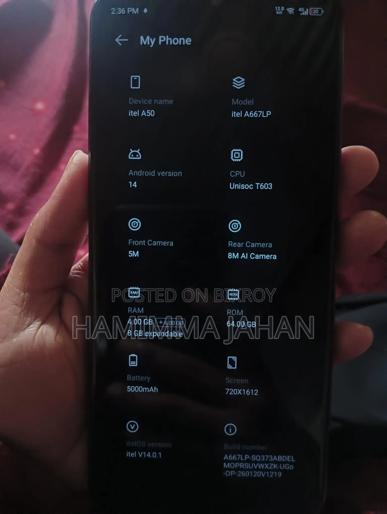 Itel A50C (Used)