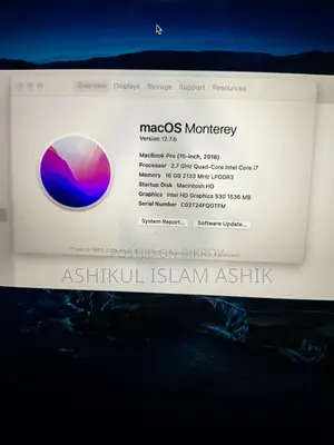 💻 Macbook Pro 15-inch (2016) - 512gb Ssd / 16gb Ram