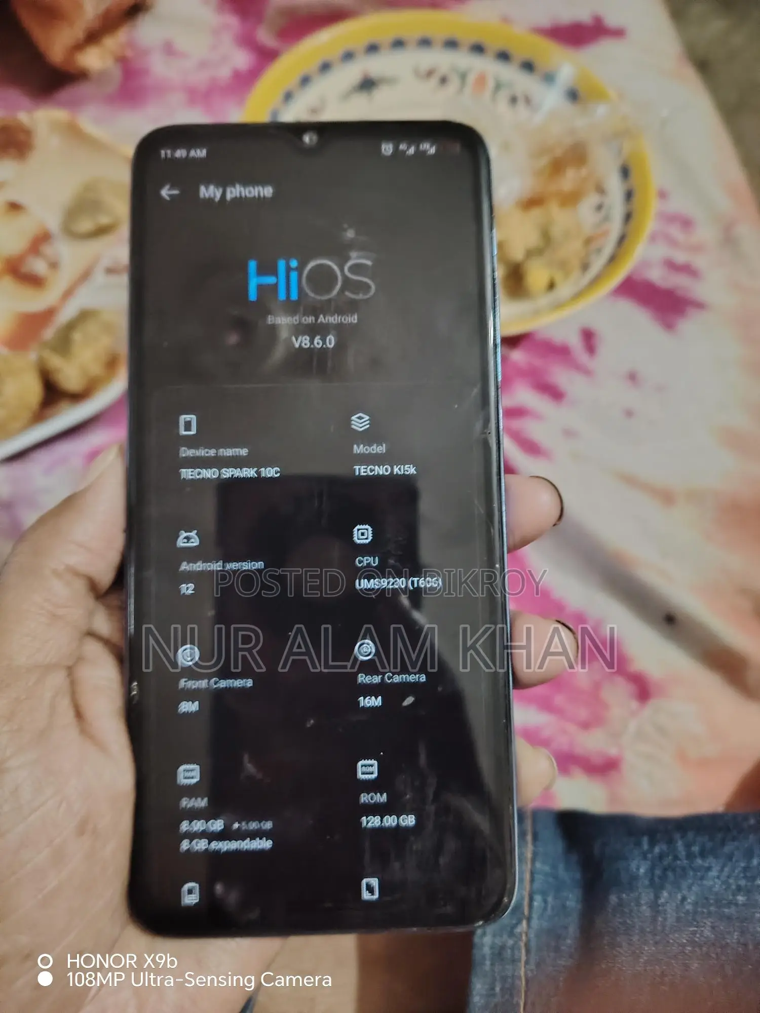 Tecno Spark 10 . (Used)