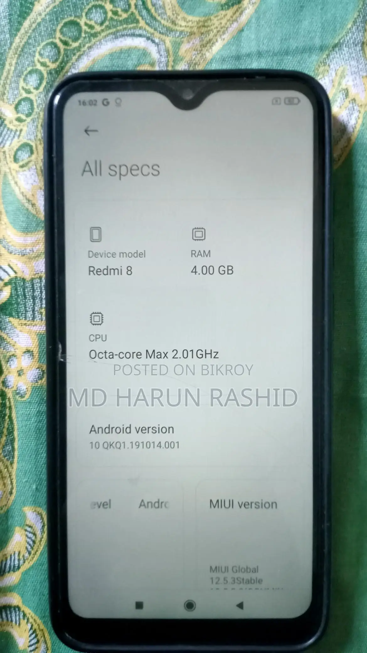 Xiaomi Redmi 8 . (Used)