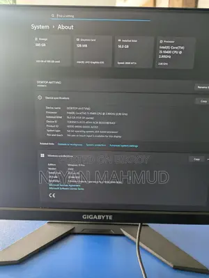 Full Fresh Desktop, Core i5 10th Gen, 16GB RAM, 128GB NVMe SSD, 500GB HDD