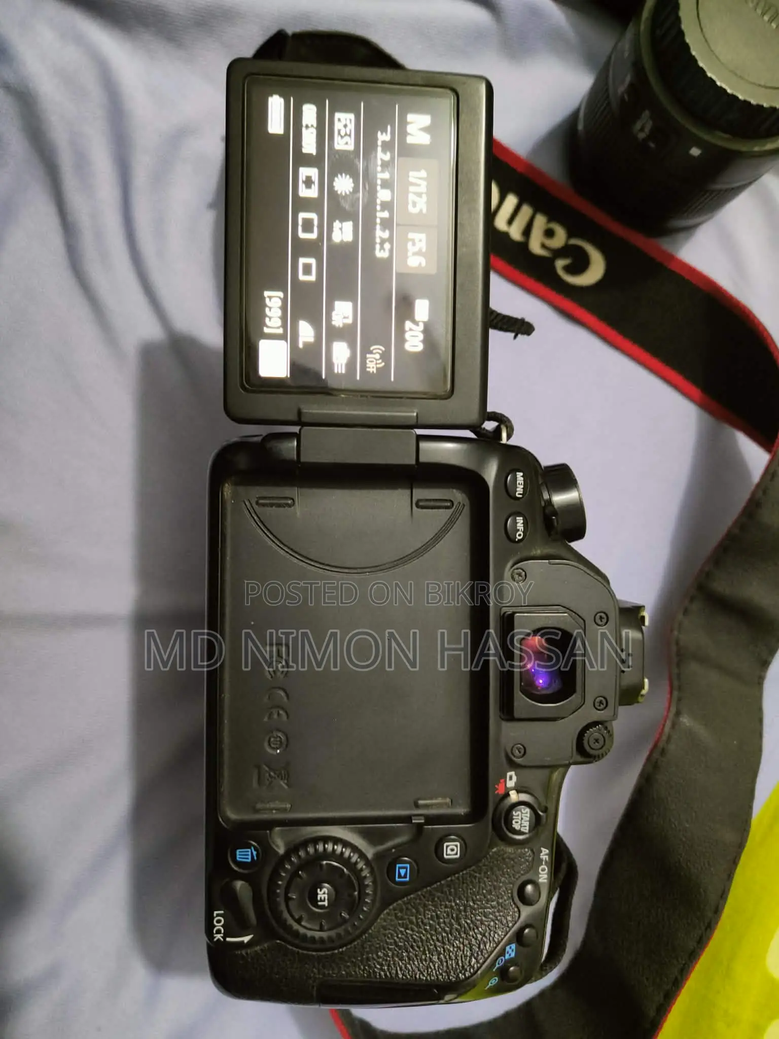 Canon 80D body+ 18-55mm lens