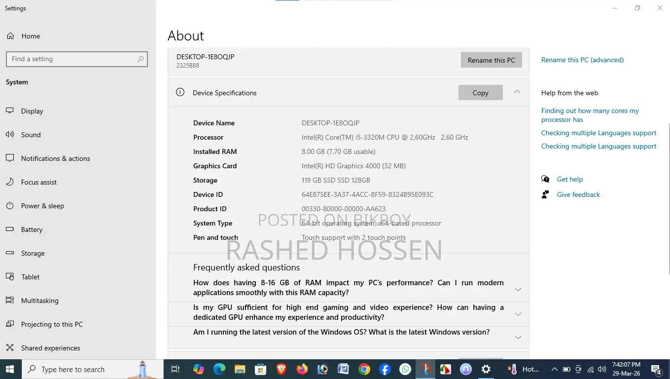 Lenovo Thinkpad (X230) Laptop for Sale!