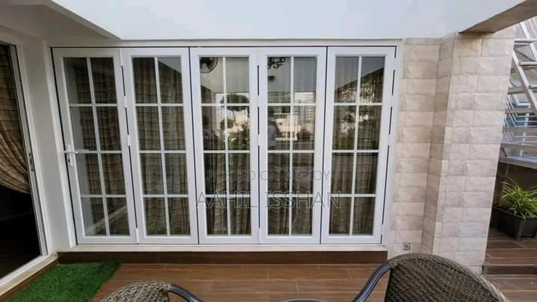 Premium Aluminum Folding Door | Modern Glass Partition Solution