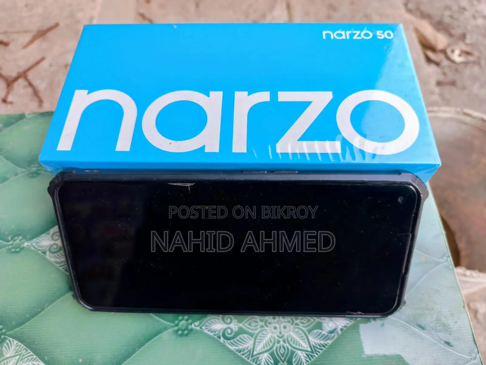 Realme Narzo 50 official phone 6/128 (Used)