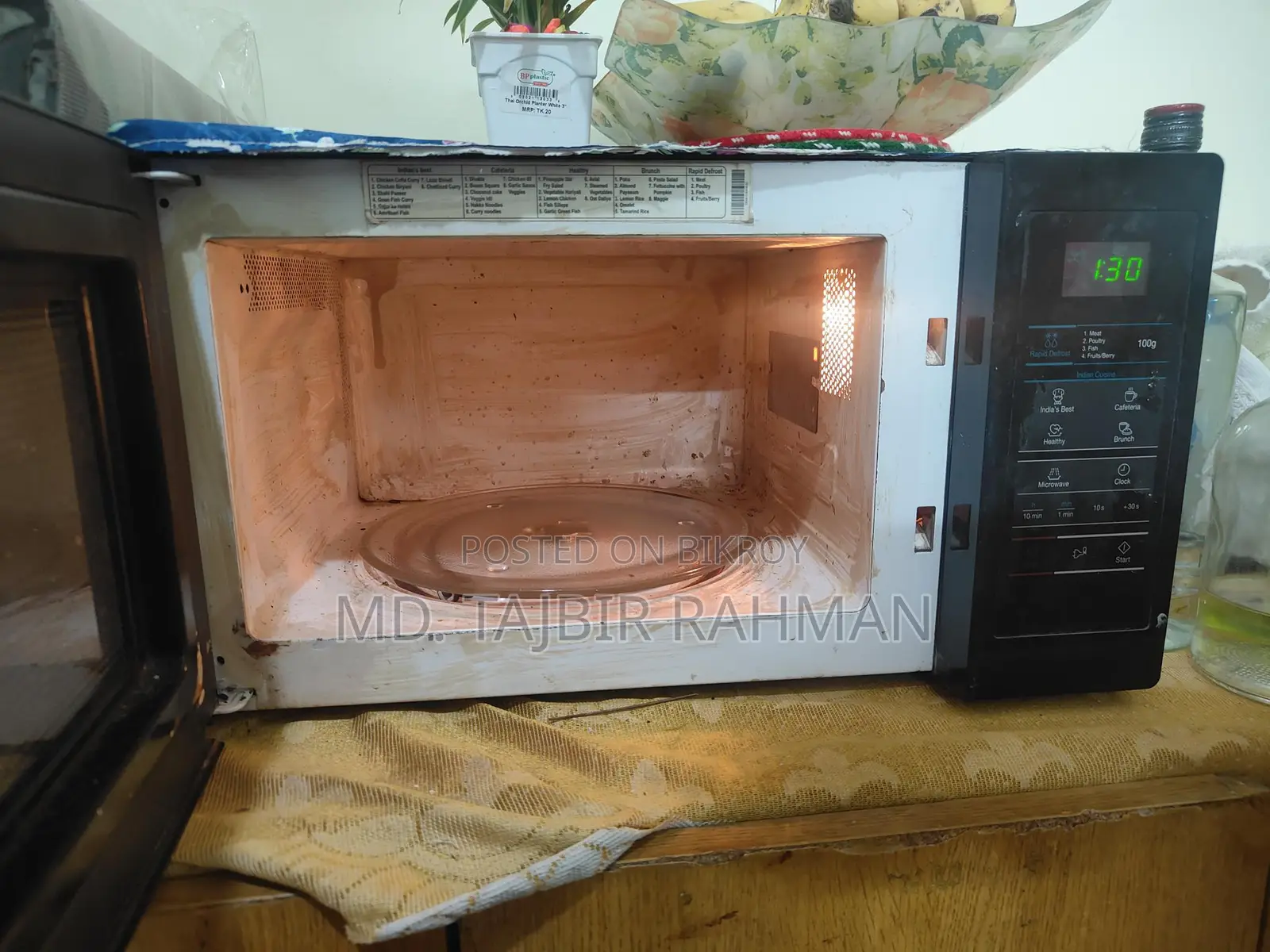 Samsung Microwave Oven | Mw73ad-b/d2 Solo 20 L