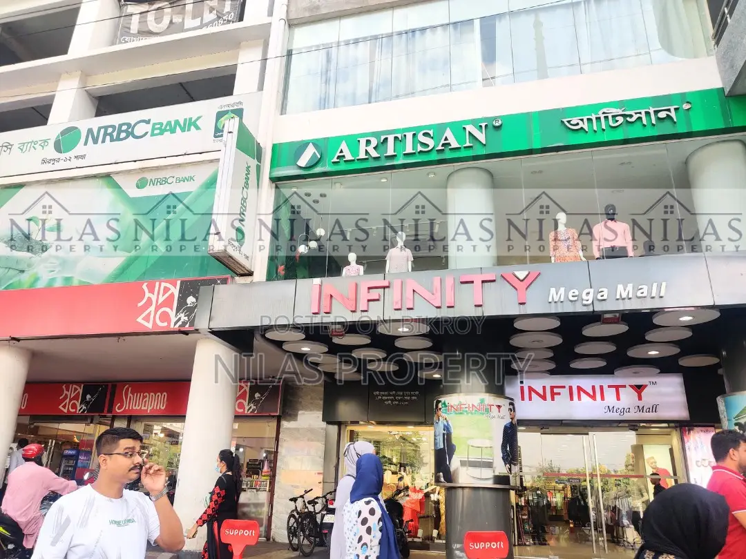Commercial Front View 6000 sft Space for Rent in Mirpur