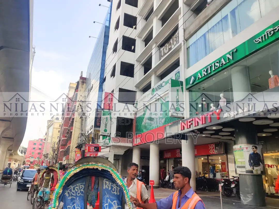 Commercial Front View 6000 sft Space for Rent in Mirpur