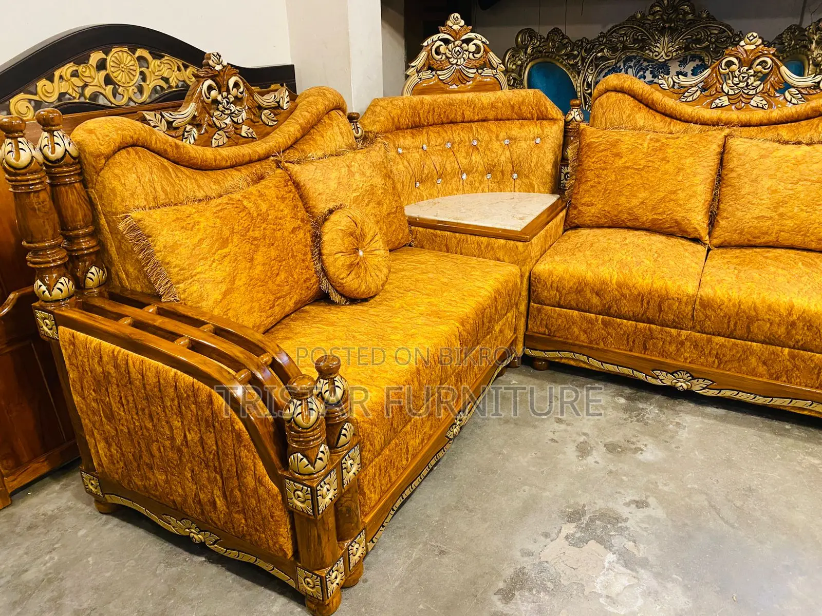 কর্নার সোফা সেট