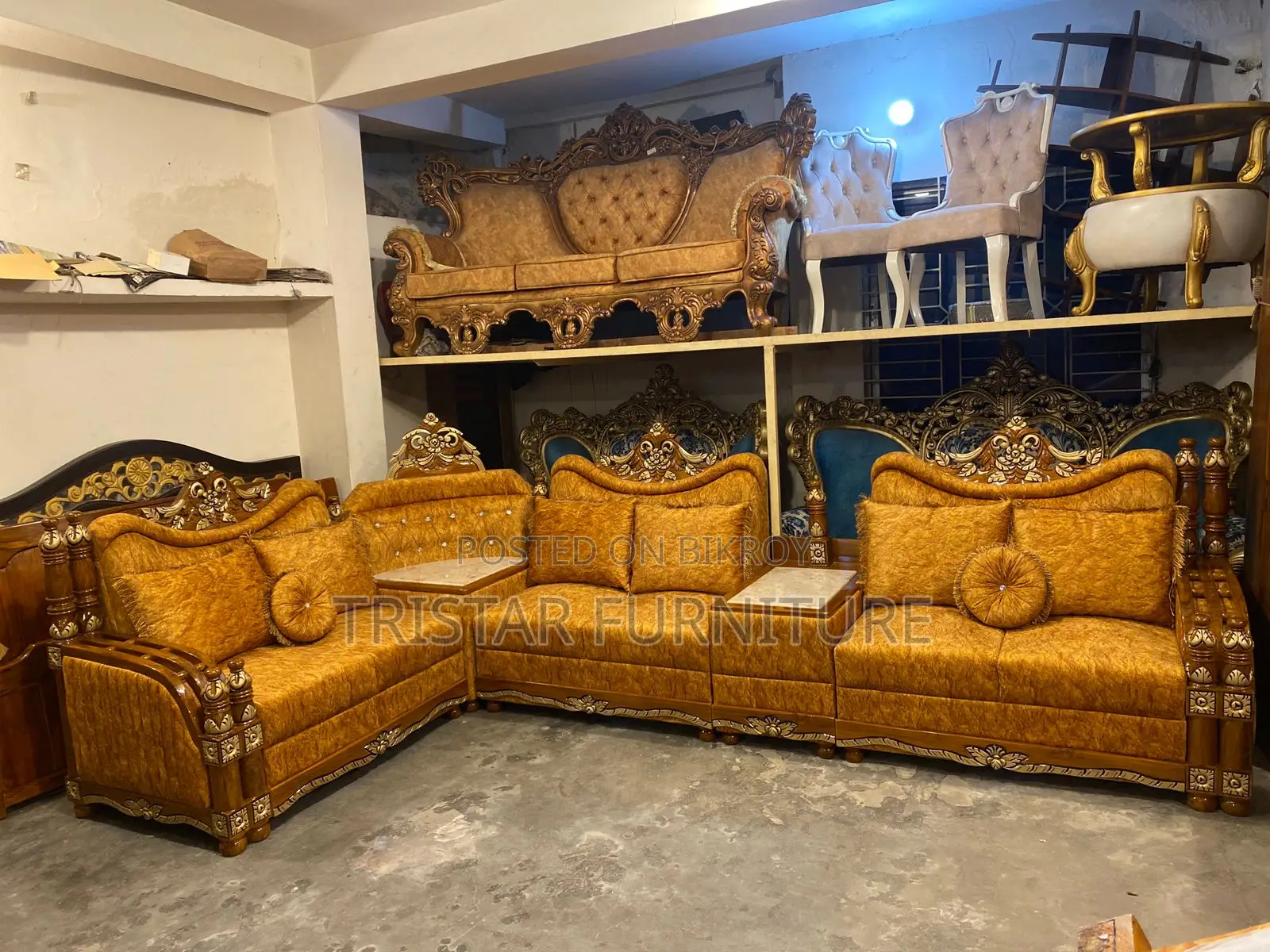 কর্নার সোফা সেট