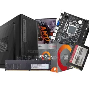 Ryzen 3400g Pc+20 Led Hpসম্পূর্ণ ফ্রেশ Ssd 128gb.ram 8gb
