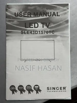 Singer 43” TV for Sale!