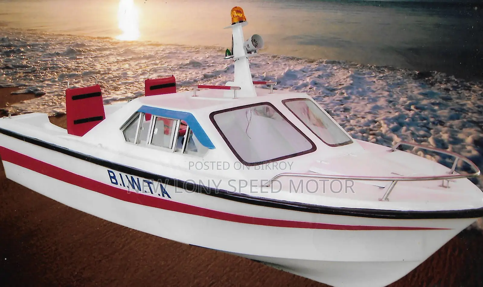 Mini Cabin Cruiser (Only Boat)
