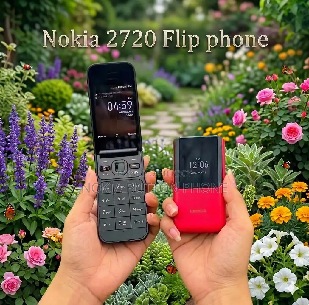 New Nokia 2720 Flip 512 GB Black