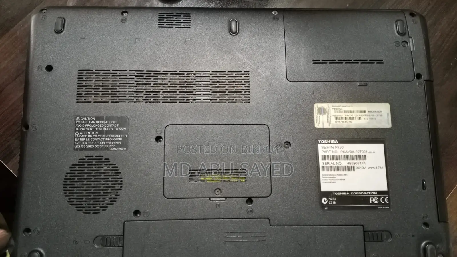 Toshiba Satellite P750