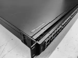 IBM 48-port enterprise switch: 44 × 1 GbE RJ-45 ports and 4 SFP