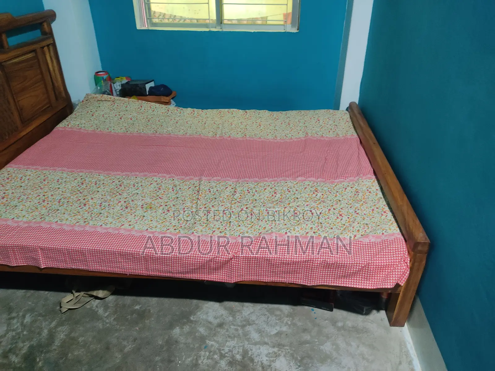Akash Moni Wood Bed