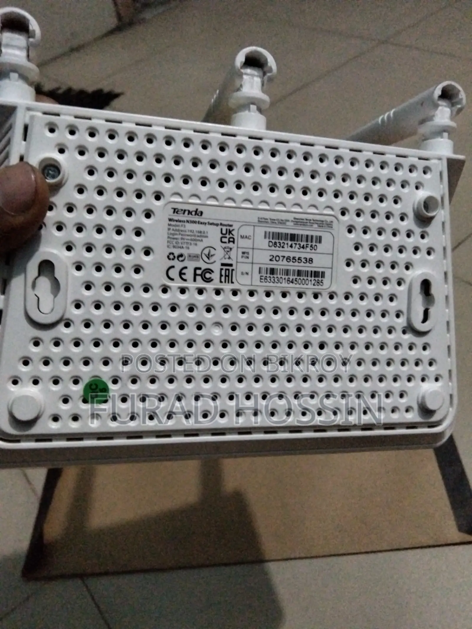 Tenda F3 Router