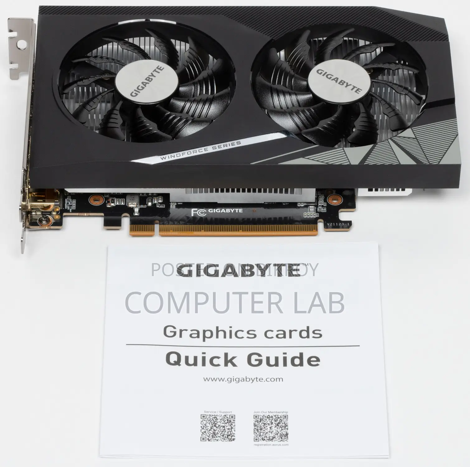 New GIGABYTE Intel Arc A310 WINDFORCE 4GB DDR6 Graphics With Warranty