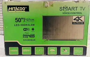 50" HITACOO KOREAN VOICE CONTROL LED TV