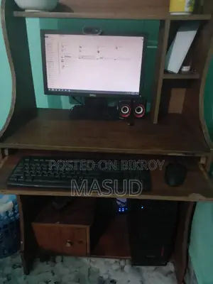 Full Desktop Computer - i3 3rd Gen, 4GB RAM, Dell Monitor, SSD