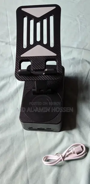 3in1 Portabale Mobail Stant with Sound Speaker
