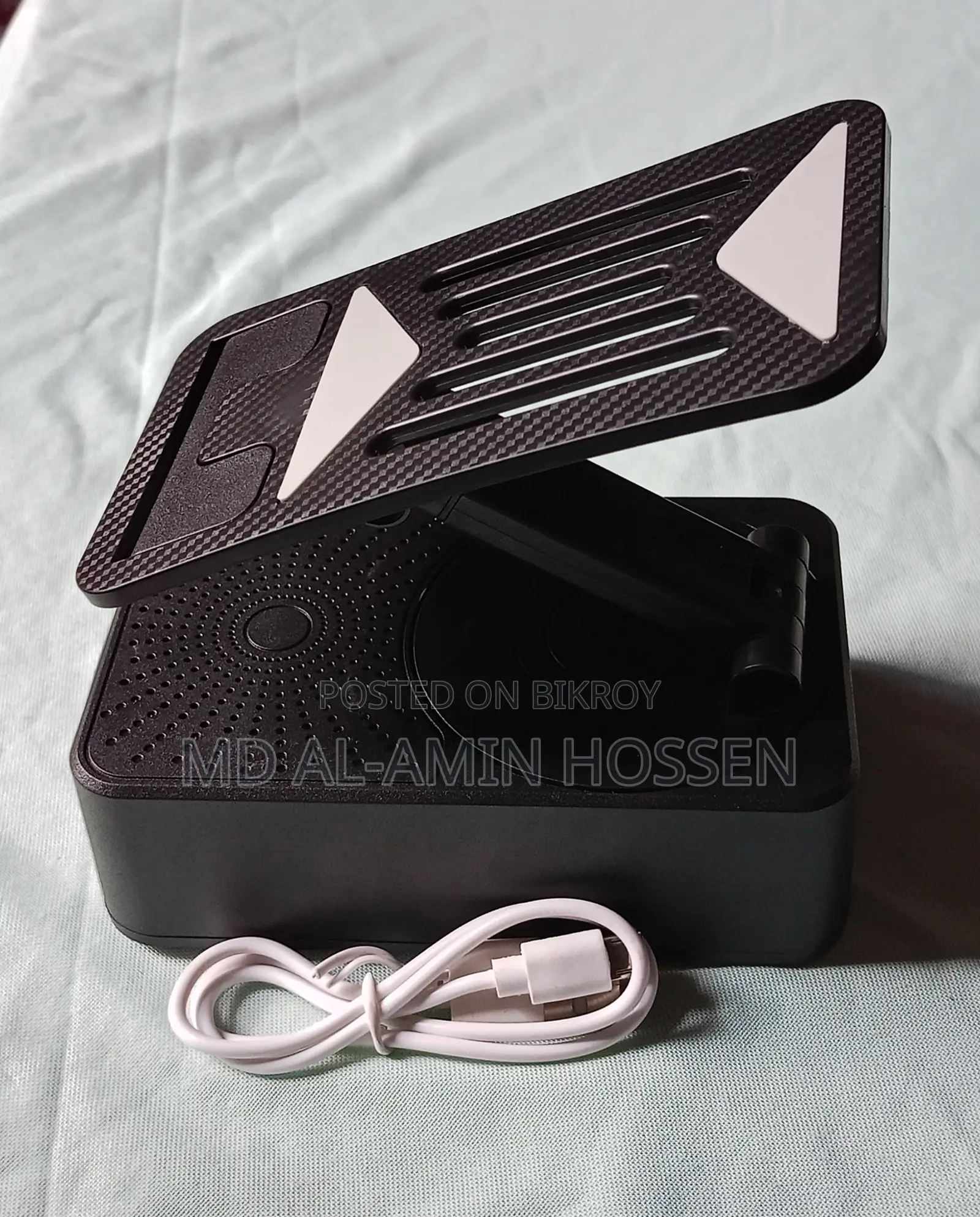 3in1 Portable Mobile Stand with Sound Speaker