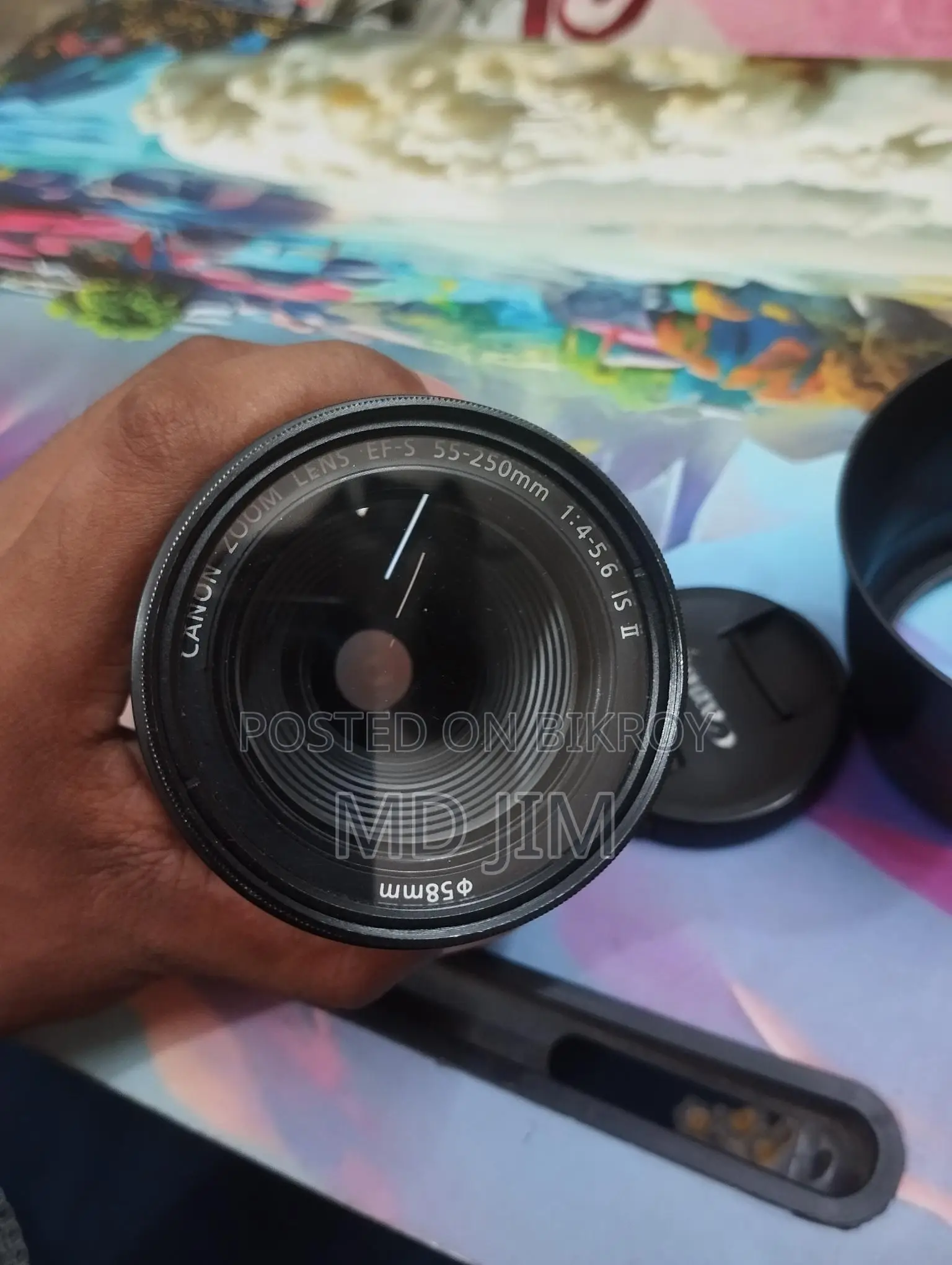 Canon 55-250 IS-II Zoom Lens Full Fresh