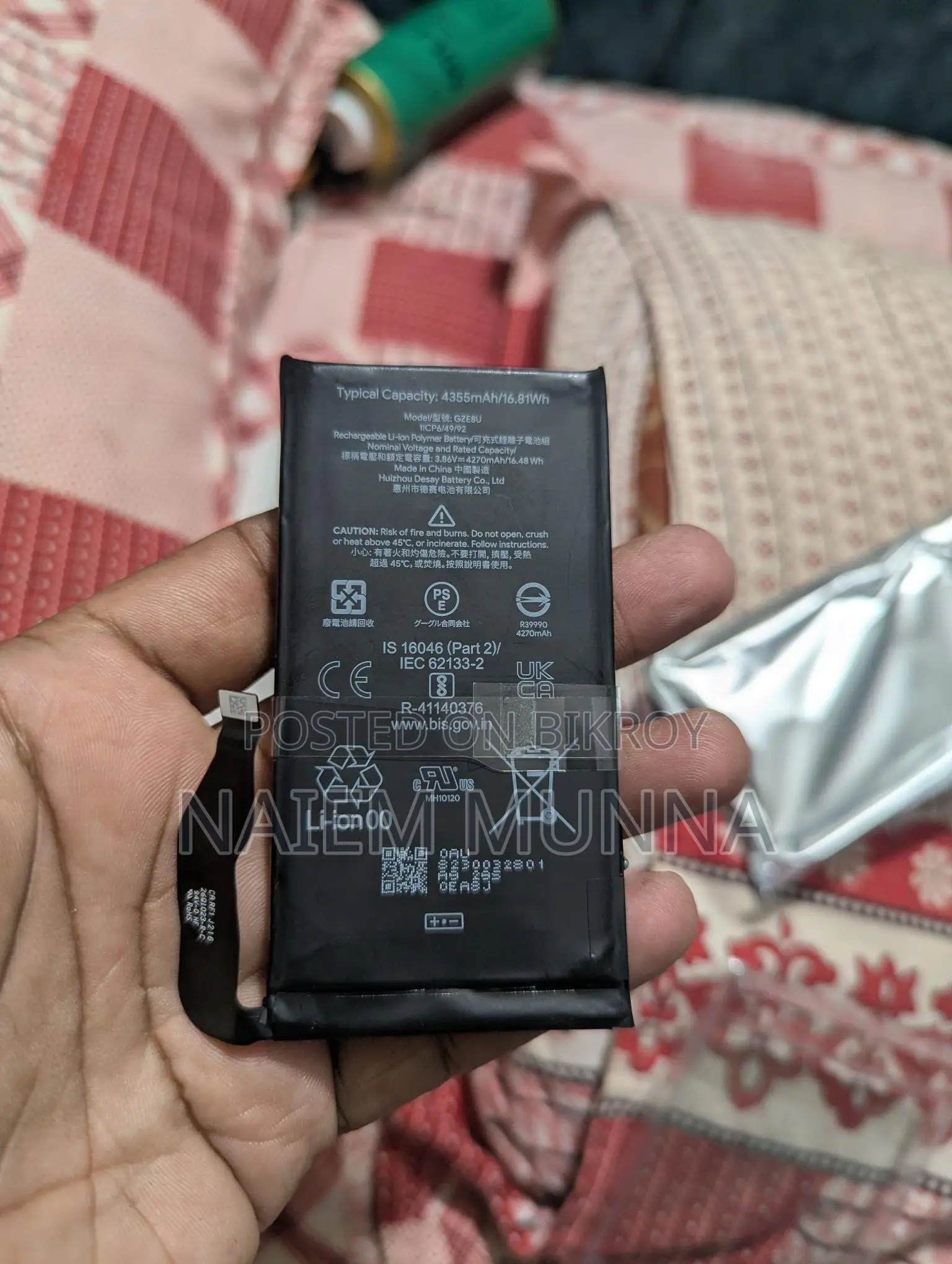 Pixel 7 Original Battery