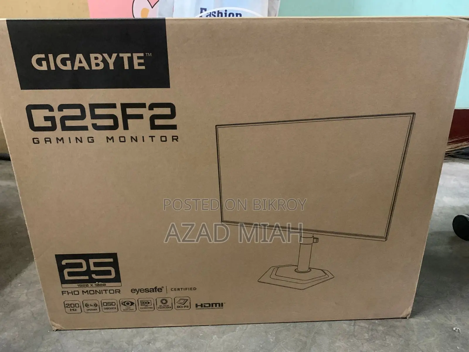 Gigabyte G25F2 25" 200hz Full HD IPS Gaming Monitor