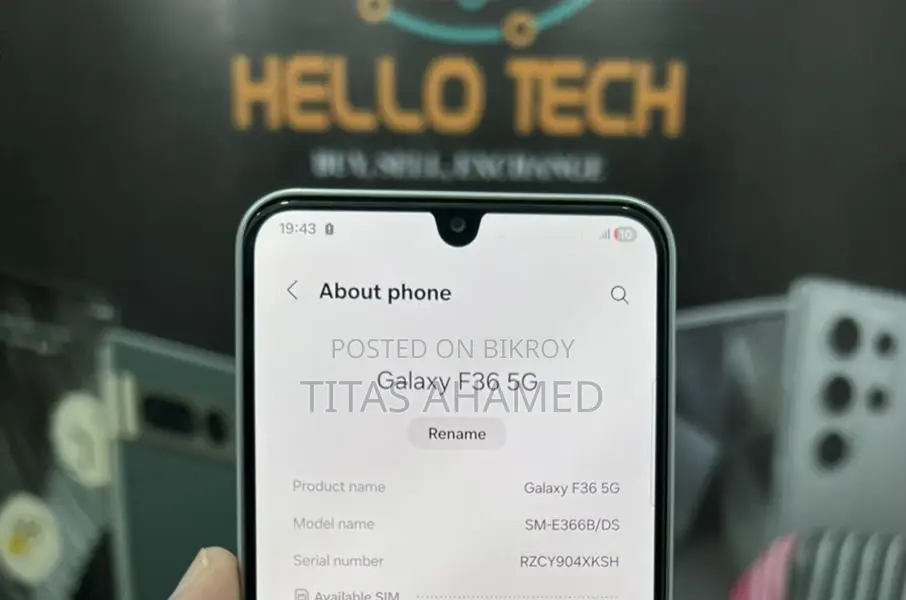 Samsung Galaxy F36 5g 8+128 (Used)