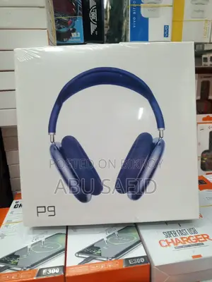 P9 Wireless Bluetooth Headphone V5.1 Anc 8h Playtime NFC Blue