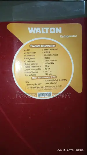 Walton Refrigerator Wfe-3b0-0302