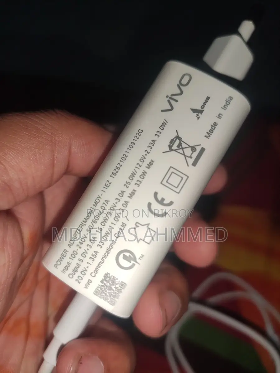 Vivo Original 33W Fast Charger (Brand New)
