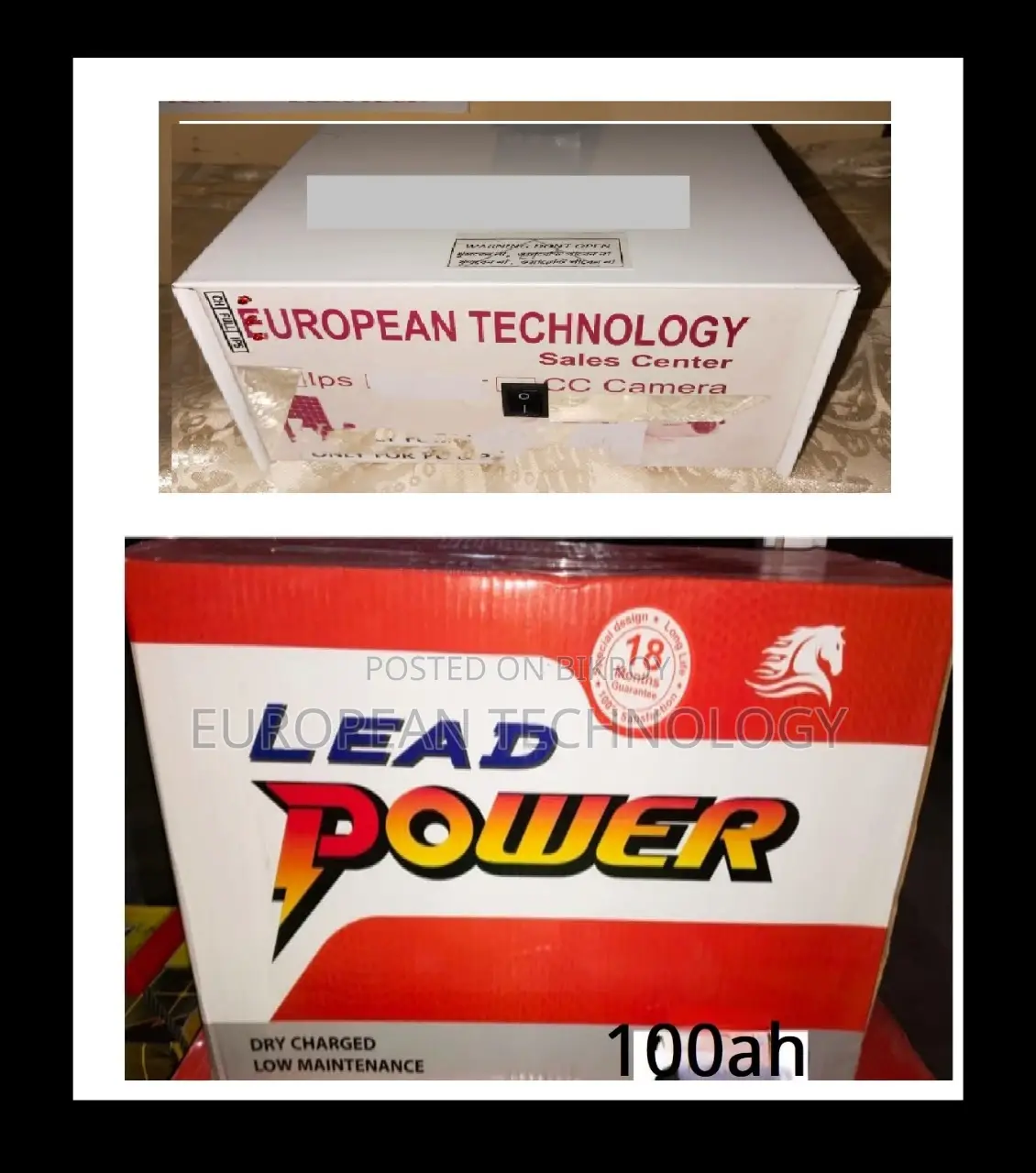 2 fan+2bulb 6hours Backup IPS EUROTECH