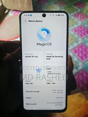 Huawei Honor 90lite 8+5 256 (Used)